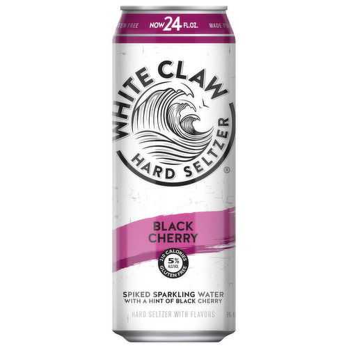 White Claw Hard Seltzer Hard Seltzer, Black Cherry