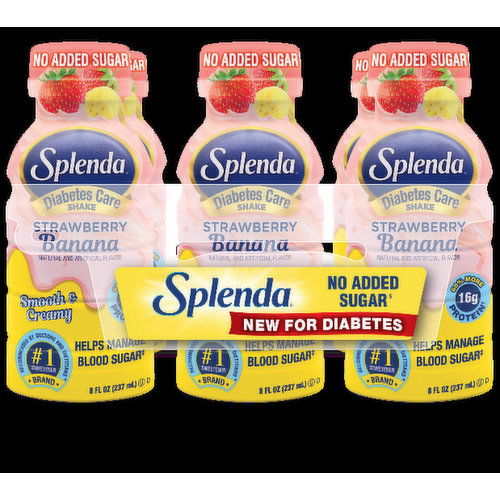 Splenda Strawberry Banana Shake, 6 Pack