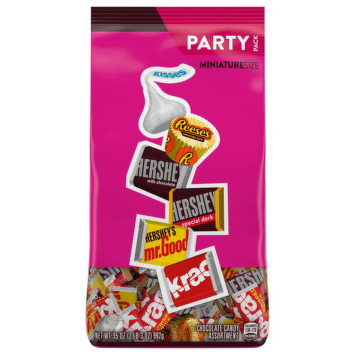 Hershey's Chocolate Miniature Size Candy Assortment Party Pack