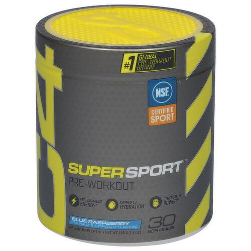 C4 Super Sport Pre-Workout, Blue Raspberry