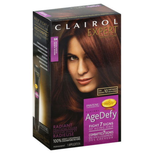 Age Defy Expert Collection Pro-V Permanent Color, Medium Auburn 5R