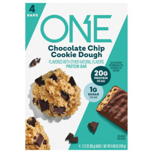 One Protein Bar, Chocolate Chip Cookie Dough
