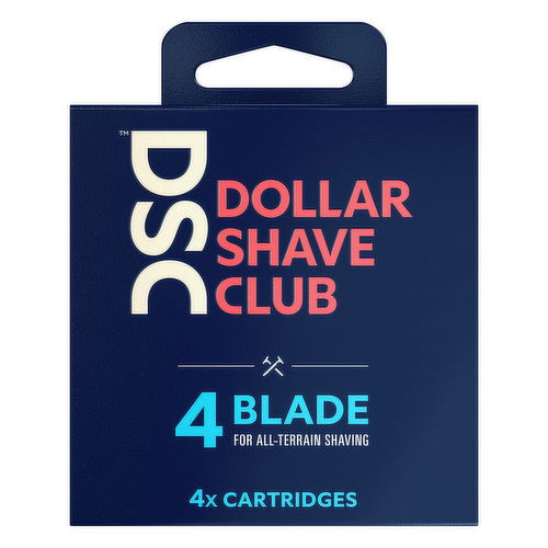 Dollar Shave Club Cartridges, 4 Blade