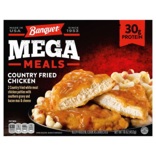Banquet Mega Meals Mega Meals Country Fried Chicken, Frozen