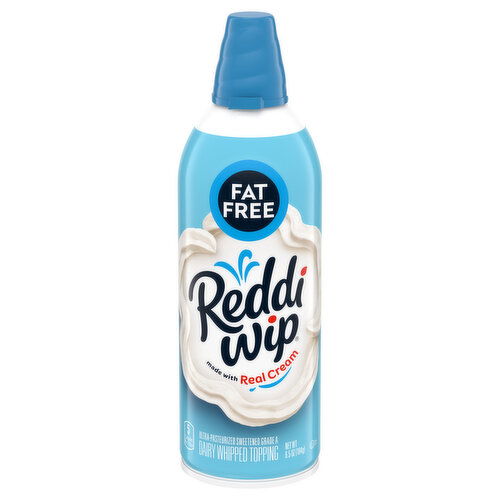 Reddi Wip Dairy Whipped Topping, Fat Free