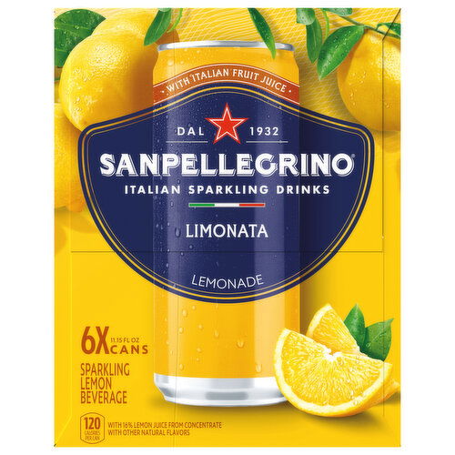 Sanpellegrino Sparkling Drinks, Italian, Limonata