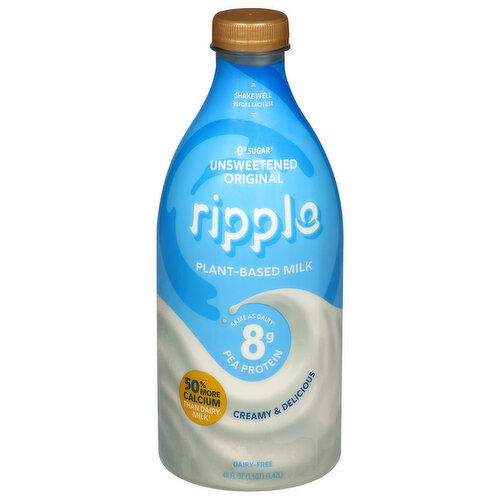 Ripple Plant-Based Unsweetened Original Milk