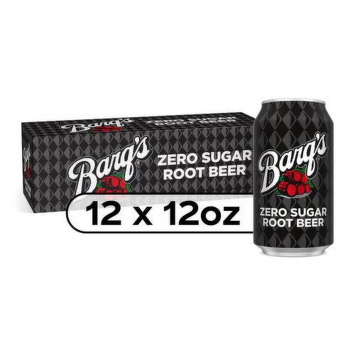 Barq's Zero Sugar Root Beer Soda Soft Drink