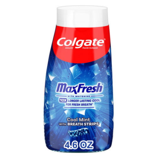 Colgate Max Fresh Liquid Gel 2-In-1 Toothpaste Gel And Mouthwash