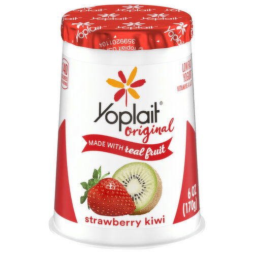 Yoplait Original Low Fat Strawberry Kiwi Yogurt