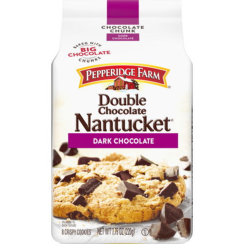 Pepperidge Farm® Nantucket® Crispy Double Dark Chocolate Chunk Cookies