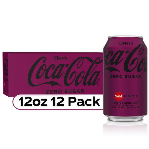 Coca-Cola Zero Sugar Cherry Diet Soda Soft Drink