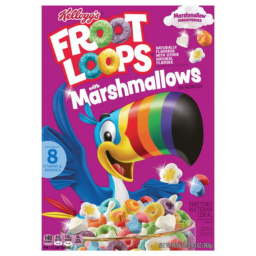 Froot Loops Cereal, with Marshmallows