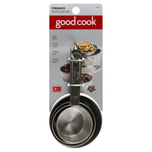 Good Cook Measure Cups, 4 pc