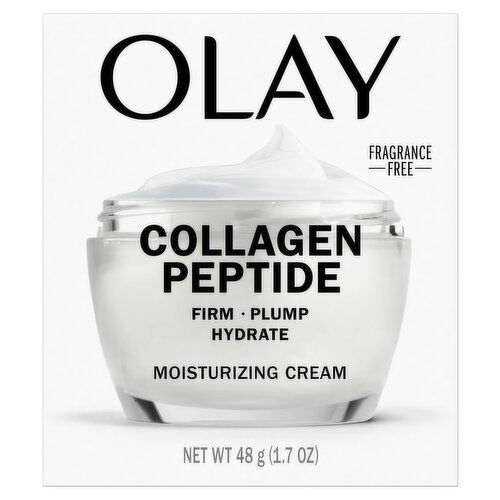 Olay Regenerist Olay Collagen Peptide Moisturizing Cream, Fragrance-Free, 5.0 FL OZ