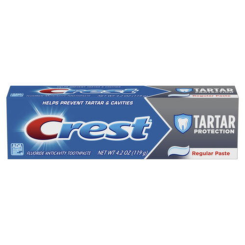 Crest Tartar Protection Toothpaste, Regular Paste, 4.2 oz