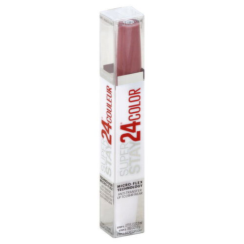 maybelline Super Stay 24 Color Lip Color, Perpetual Plum 055