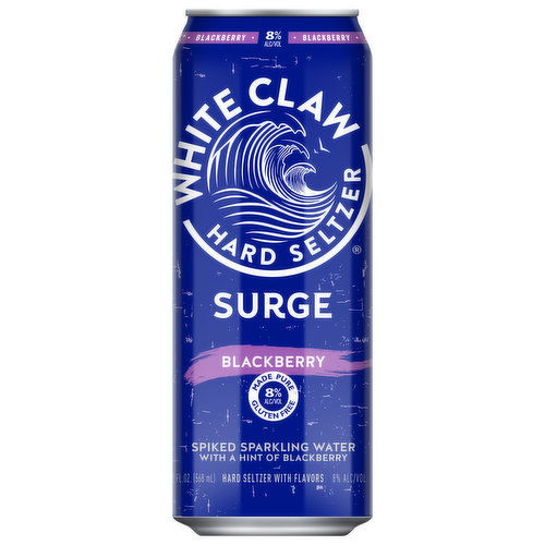 White Claw Hard Seltzer Surge Hard Seltzer, Blackberry