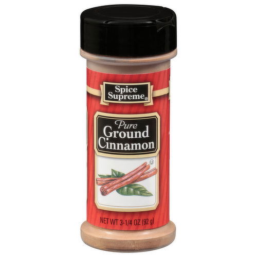 Spice Supreme Cinnamon, Ground, Pure