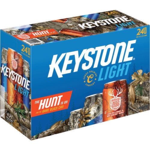 Keystone Light Beer, 24 Pack