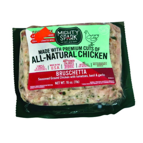 Cub Mighty Spark Bruschetta Ground Chicken