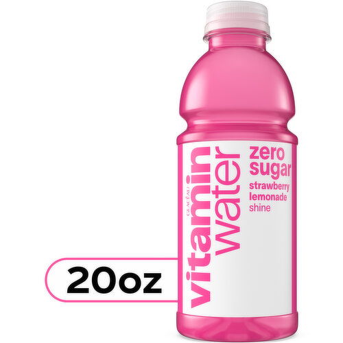 vitaminwater  Sugar Shine, Electrolyte Enhanced Water W/ Vitamins, Strawberry Lemonade Drink