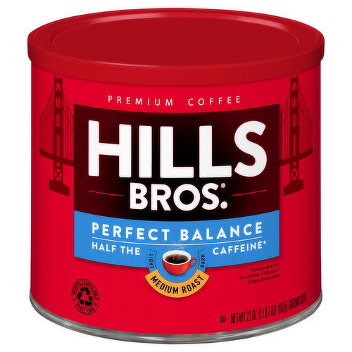 Hills Bros. Coffee, Ground, Medium Roast, Perfect Balance