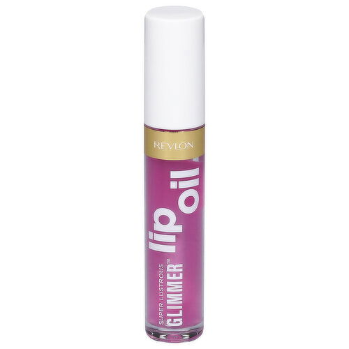 Revlon Super Lustrous Glimmer Lip Oil, 005 Vio-Lit