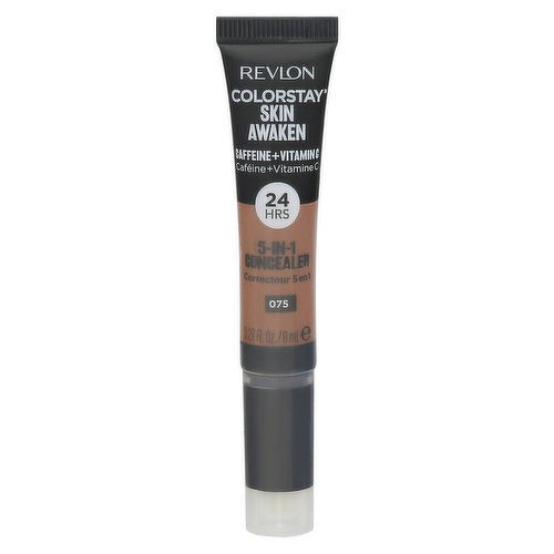 Revlon ColorStay Skin Awaken Concealer, 5-in-1, Hazelnut 075