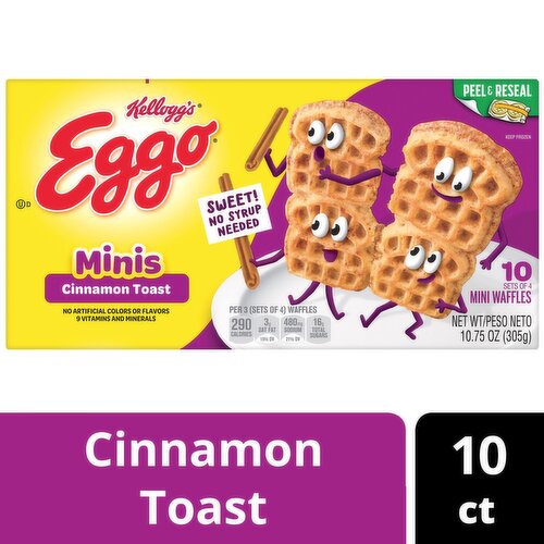 Eggo Frozen Waffle Bites, Cinnamon Toast