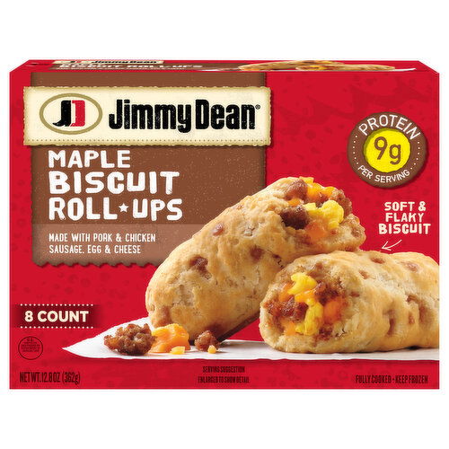 Jimmy Dean Biscuit Roll Ups, Maple