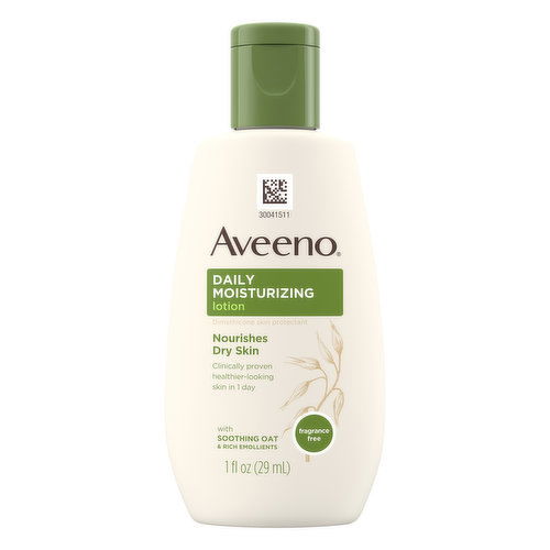 Aveeno Lotion, Daily Moisturizing, Fragrance Free