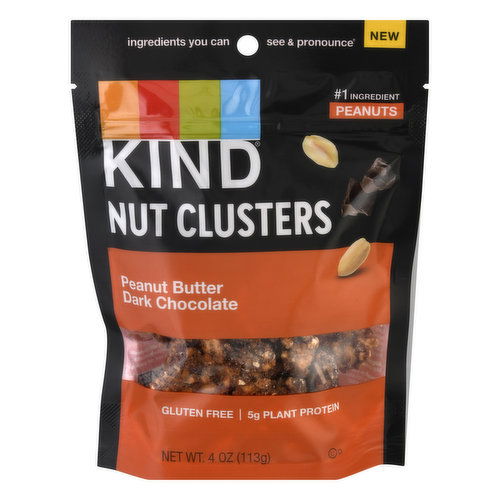 KIND Nut Clusters, Peanut Butter Dark Chocolate