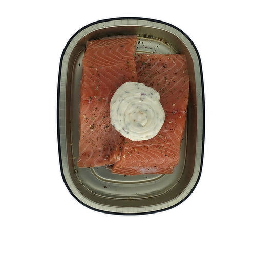 Cub Atlantic Salmon with Lemon Dill Butter