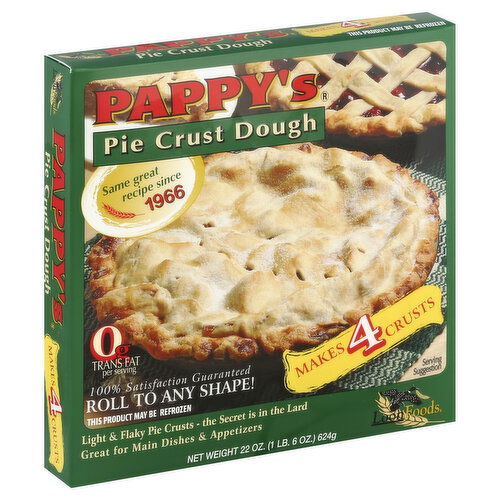 Pappy's Pie Crust Dough