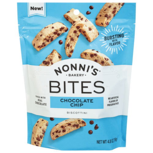 Nonni's Biscottini Bites, Chocolate Chip