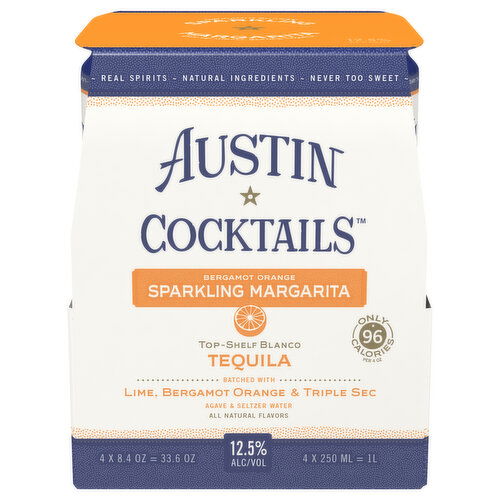 Austin Cocktails Tequila, Sparkling Margarita
