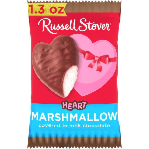 Russell Stover Valentine's Day Milk Chocolate Marshmallow Heart