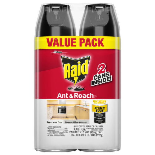 Raid Ant & Roach Killer, Value Pack