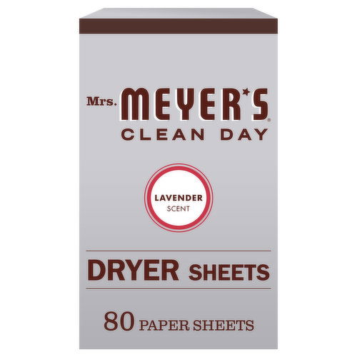 Mrs. Meyer's Dryer Sheets, Lavender Scent