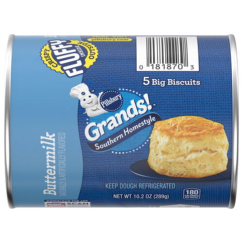 Pillsbury Grands! Biscuits, Southern Homestyle, Buttermilk