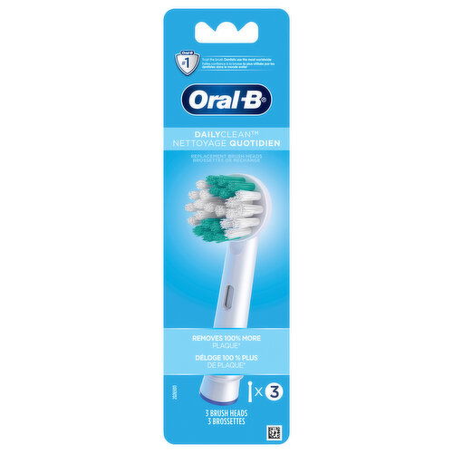 Oral-B Brush Heads, Daily Clean