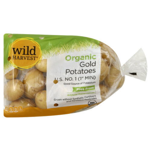 Wild Harvest Potatoes, Gold, Organic