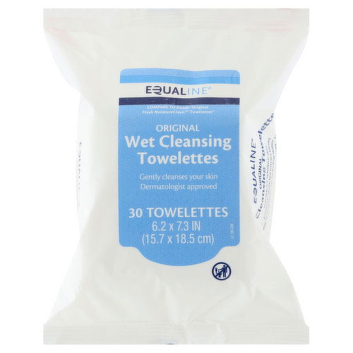 Equaline Wet Cleansing Towelettes, Original