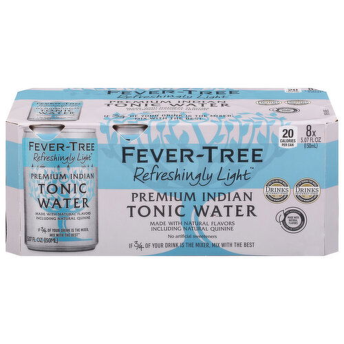 Fever-Tree Refreshingly Light Tonic Water, Indian, Premium