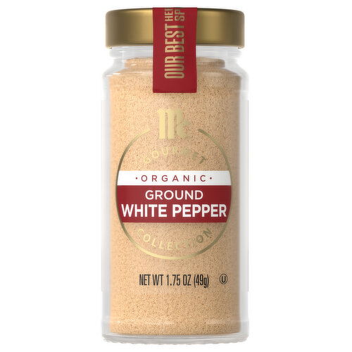 McCormick Gourmet Organic Ground White Pepper