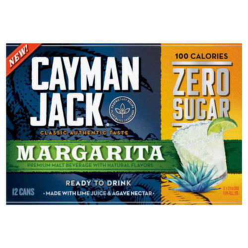 Cayman Jack Margarita, Zero Sugar