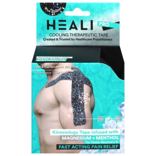 Heali Cooling Magnesium + Menthol Pre-Cut Therapeutic Tape
