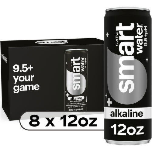 smartwater Glaceau Alkaline With Antioxidant Cans