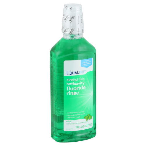 Equaline Fluoride Rinse, Anticavity, Mint